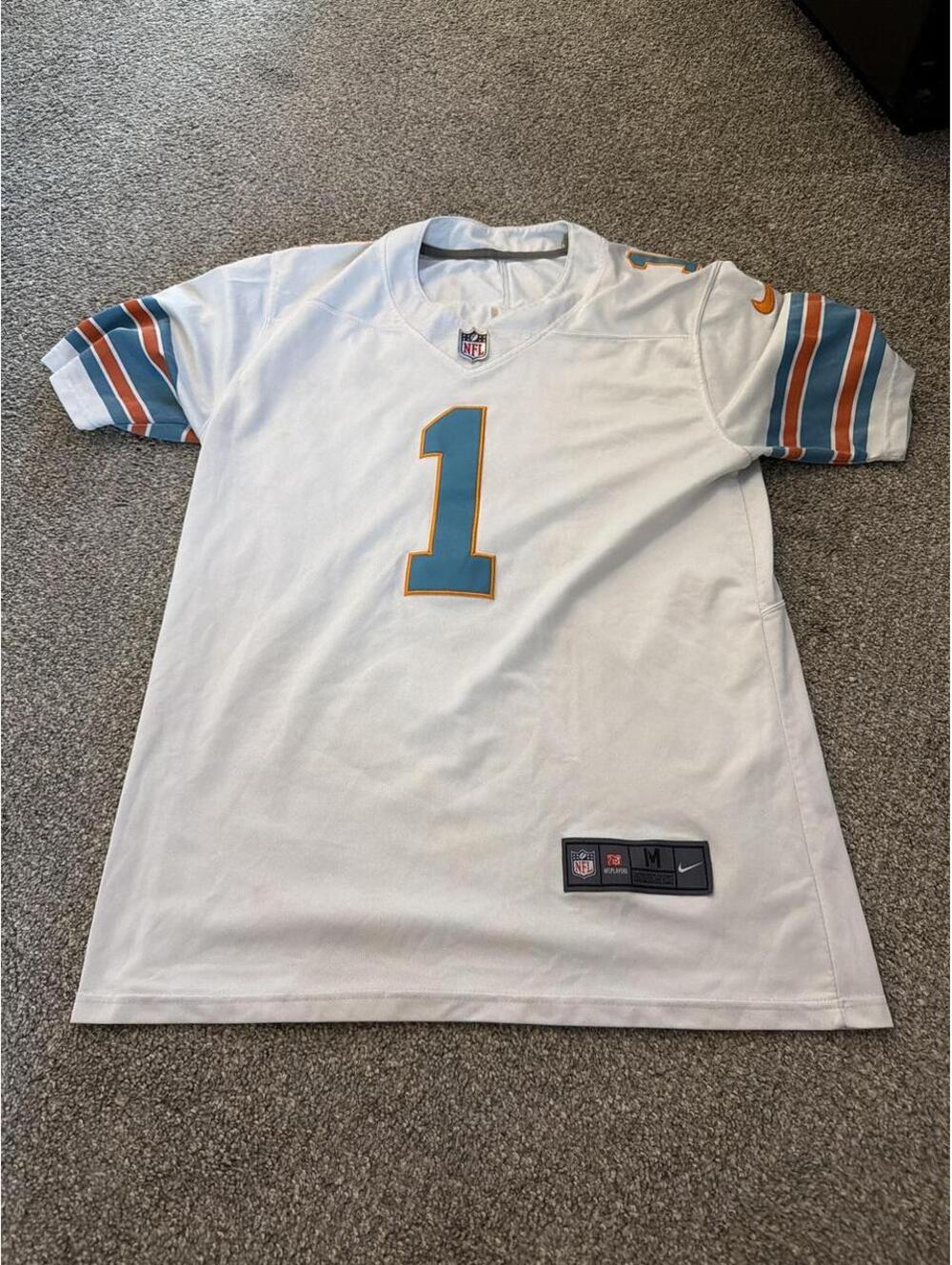 Nike Men's White and Multi Jersey